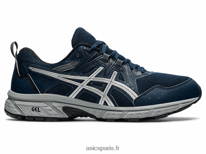 Hommes Asics gel-venture 8 BXL8B21765 bleu français/argent pur