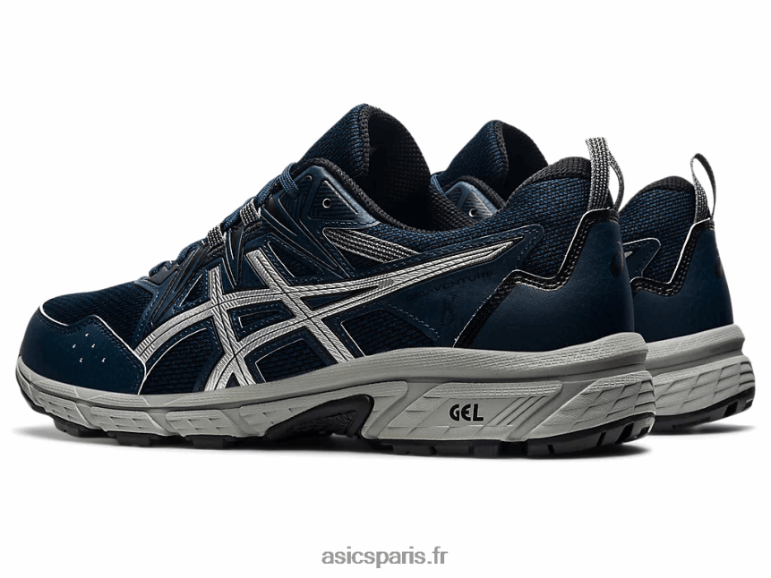 Hommes Asics gel-venture 8 BXL8B21765 bleu français/argent pur