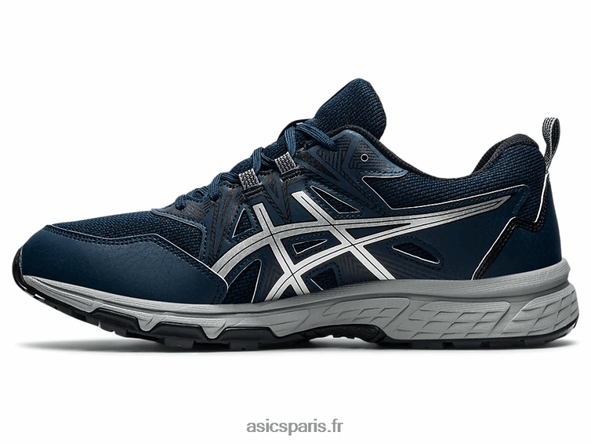 Hommes Asics gel-venture 8 BXL8B21765 bleu français/argent pur