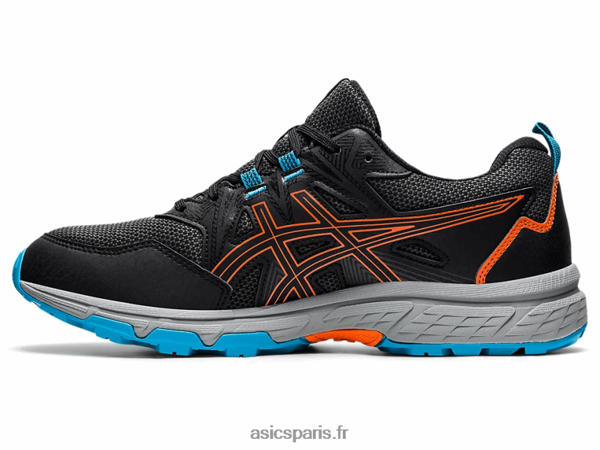Hommes Asics gel-venture 8 BXL8B21898 noir/orange souci