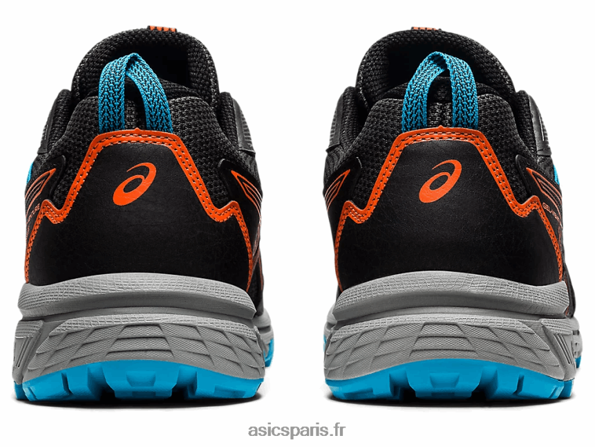 Hommes Asics gel-venture 8 BXL8B21898 noir/orange souci