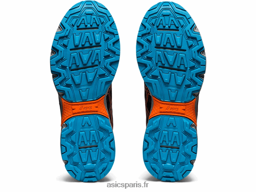 Hommes Asics gel-venture 8 BXL8B21898 noir/orange souci