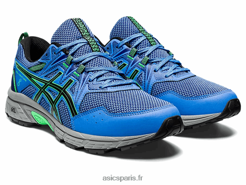 Hommes Asics gel-venture 8 BXL8B2926 côte bleue/nouvelle feuille