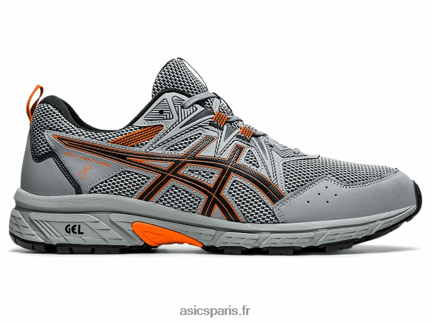 Hommes Asics gel-venture 8 extra large BXL8B21556 plaque de roche/habanero