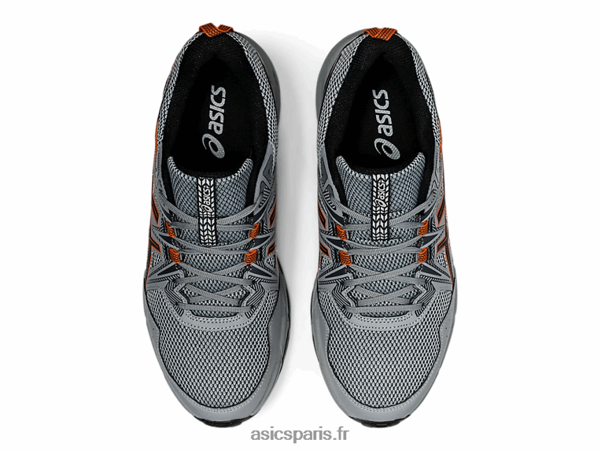 Hommes Asics gel-venture 8 extra large BXL8B21556 plaque de roche/habanero