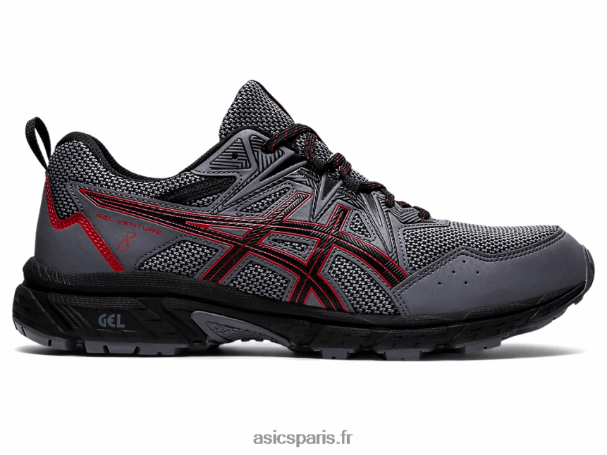 Hommes Asics gel-venture 8 extra large BXL8B21562 métropole/noir