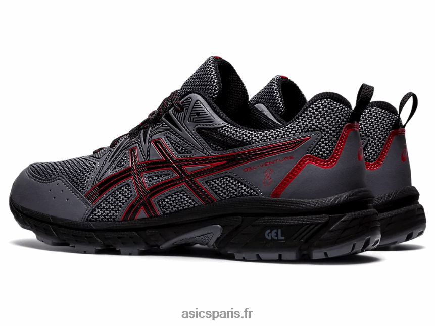 Hommes Asics gel-venture 8 extra large BXL8B21562 métropole/noir