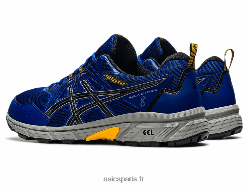 Hommes Asics gel-venture 8 extra large BXL8B21591 bleu monaco/noir