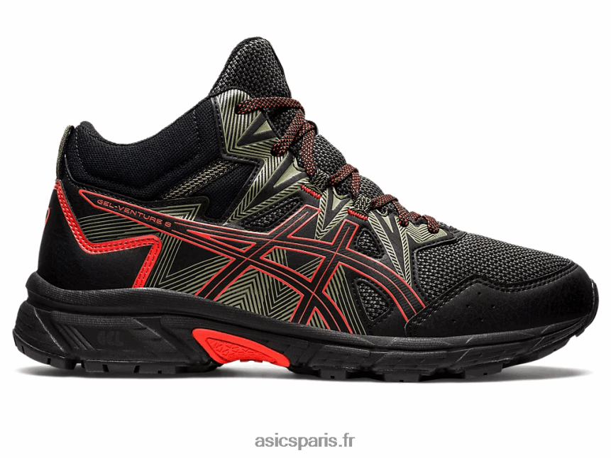 Hommes Asics gel-venture 8 mt BXL8B2726 tomate noire/cerise
