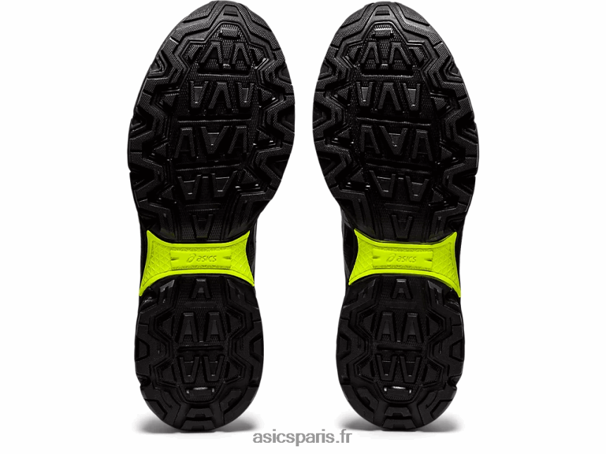 Hommes Asics poinçon gel-venture 8 BXL8B21628 bleu français/jaune de sécurité