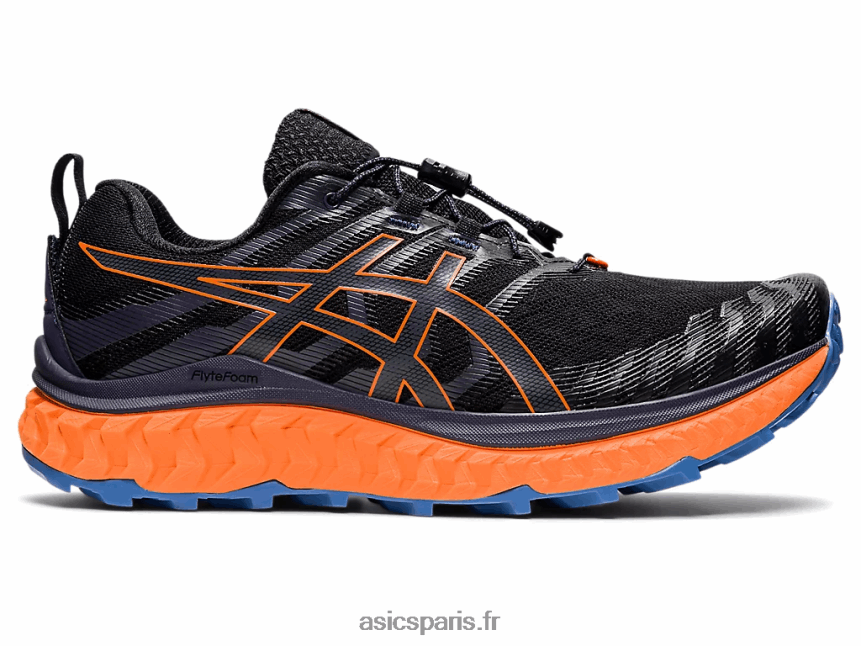 Hommes Asics trabuco max BXL8B21485 noir/orange vif