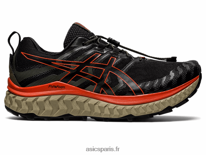 Hommes Asics trabuco max BXL8B2929 tomate noire/cerise