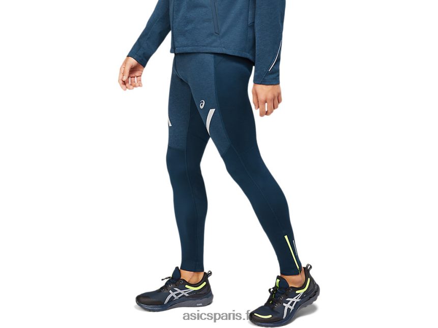 Hommes Asics collant d\'hiver lite-show BXL8B21641 bleu français