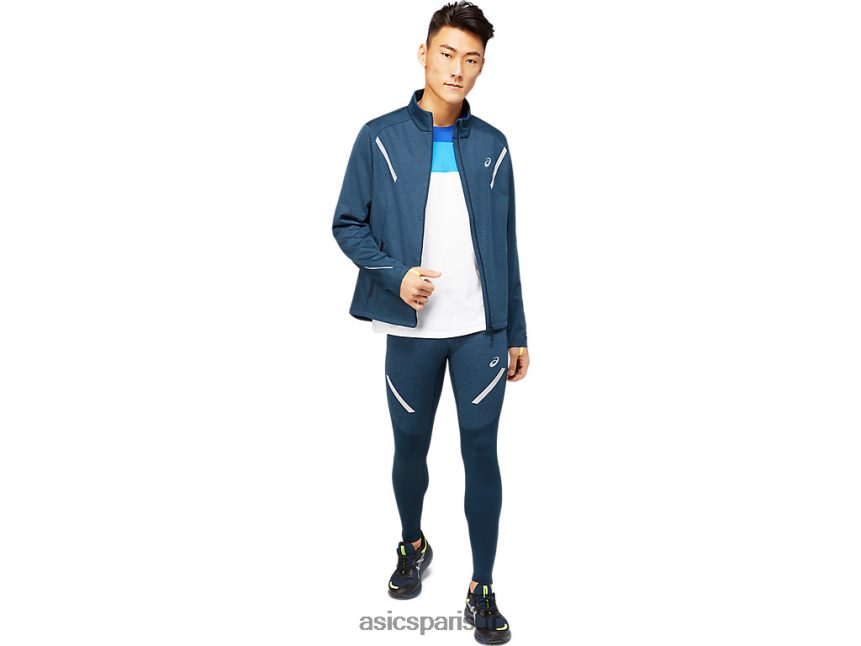 Hommes Asics collant d\'hiver lite-show BXL8B21641 bleu français