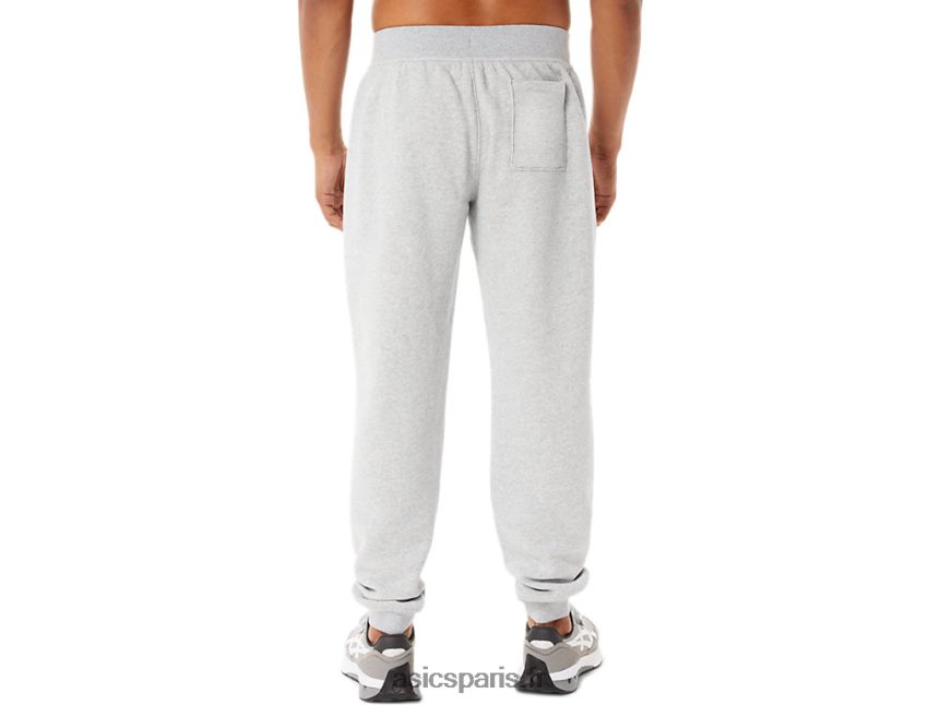 Hommes Asics m sunday sana pantalon de jogging polaire BXL8B2883 gris clair chiné