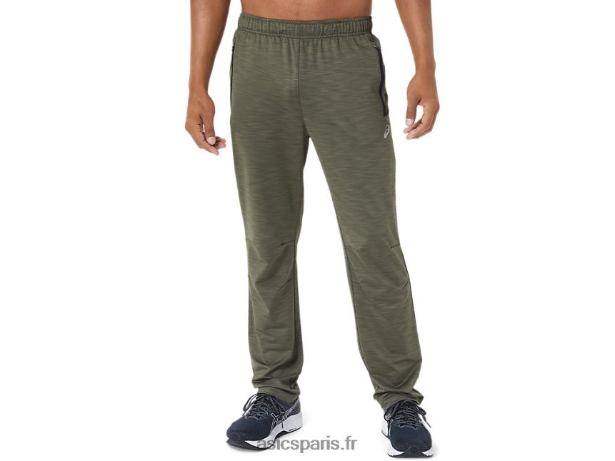 Hommes Asics pantalon fp BXL8B21083 teinture spatiale vert manteau