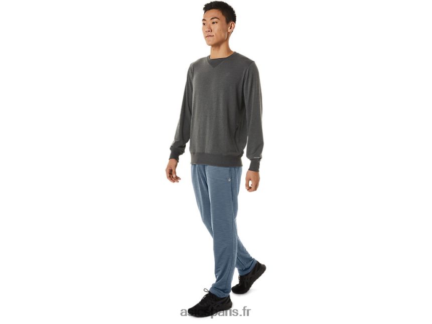 Hommes Asics pantalon fp BXL8B238 teinture spatiale bleu acier