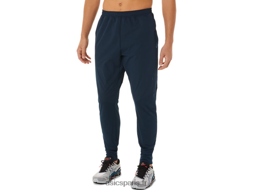 Hommes Asics pantalon hybride BXL8B21431 bleu français