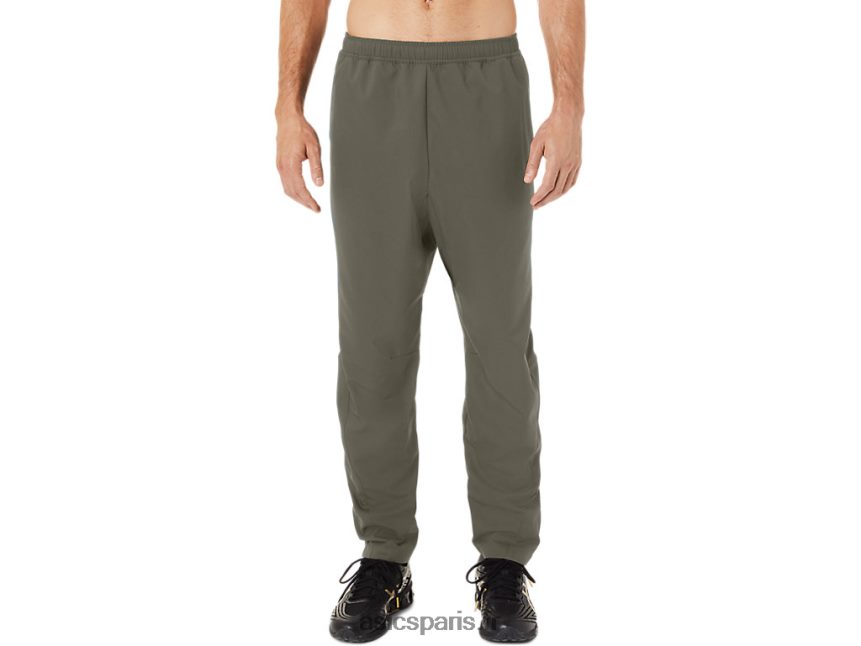 Hommes Asics pantalon tissé BXL8B21438 manteau vert