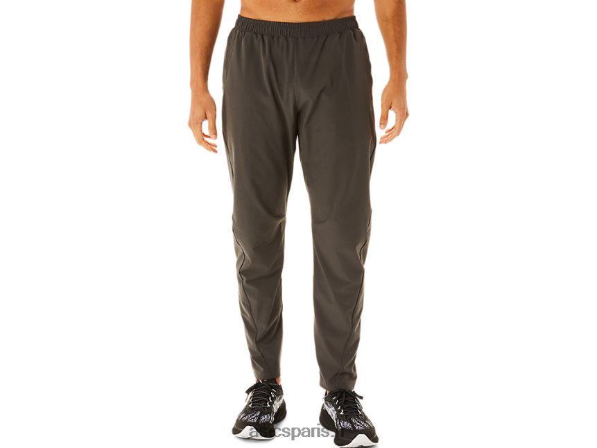Hommes Asics pantalon tissé BXL8B2994 gris obsidienne