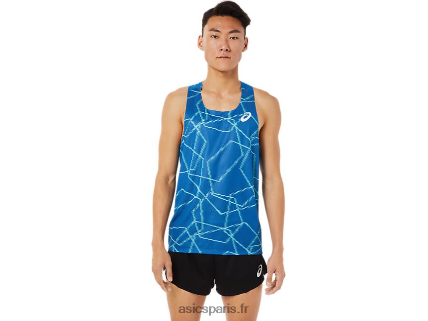 Hommes Asics débardeur en maille légère BXL8B21397 lecteur de lac
