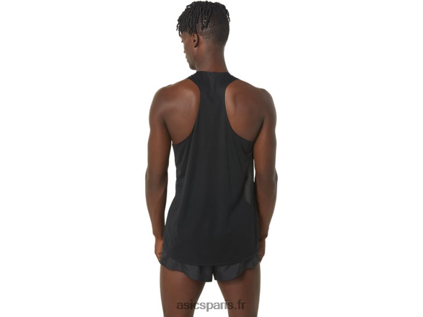 Hommes Asics débardeur léger cj-line BXL8B2245 performance noir/murmure vert