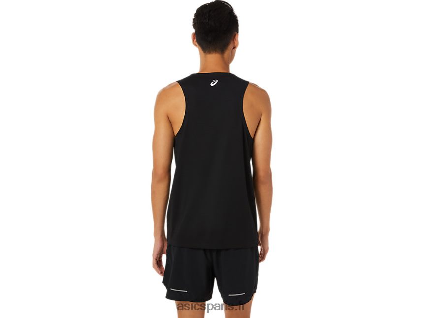 Hommes Asics débardeur lam ready-set ii BXL8B21617 performance noir