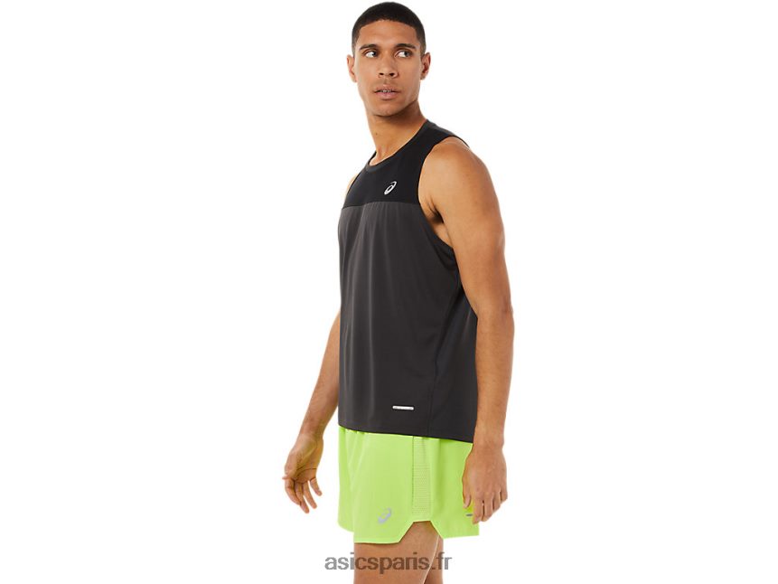 Hommes Asics maillot de course BXL8B21393 performance noir/gris graphite