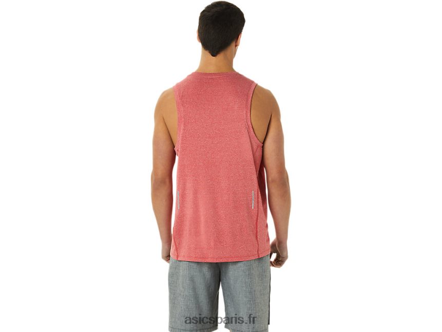 Hommes Asics singulet lyte prêt à l\'emploi BXL8B2313 bruyère rouge classique