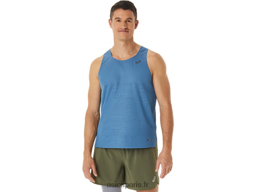 Hommes Asics ventiler maillot actibreeze BXL8B21128 Azur