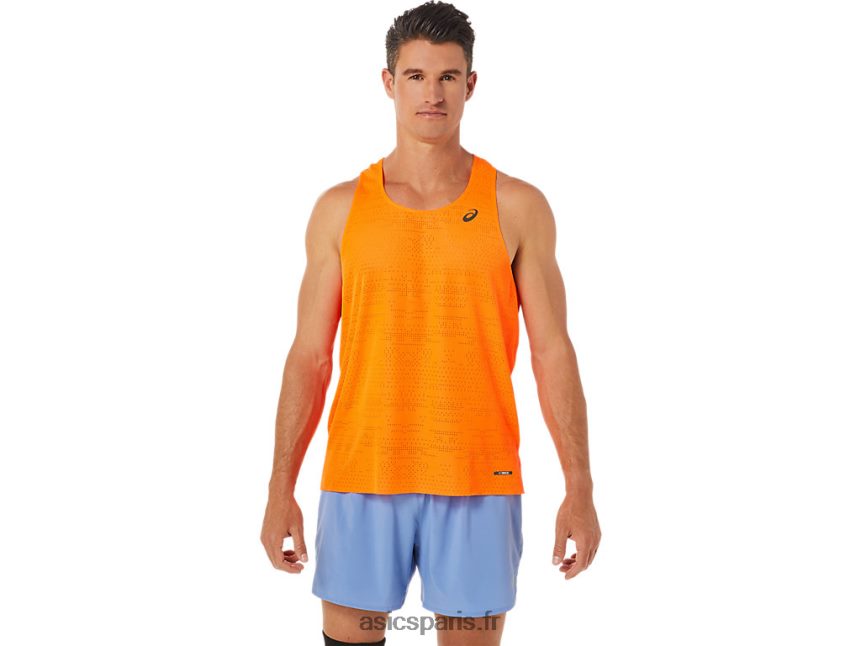 Hommes Asics ventiler maillot actibreeze BXL8B21326 orange choquant