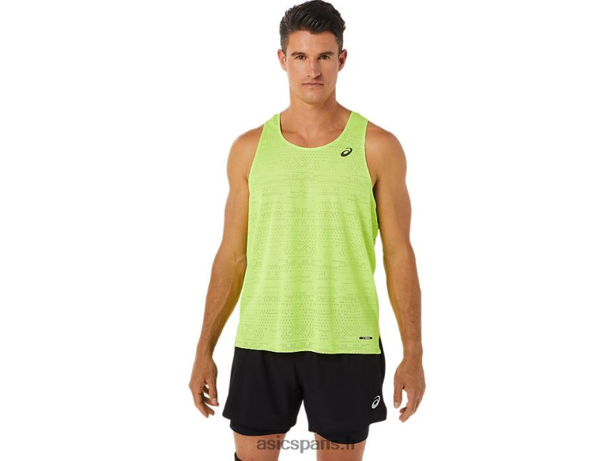 Hommes Asics ventiler maillot actibreeze BXL8B21391 danger vert