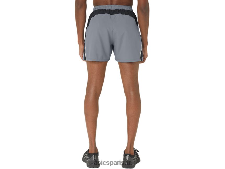 Hommes Asics 5po pr lyte court 2.0 BXL8B2293 tôle de roche/performance noir