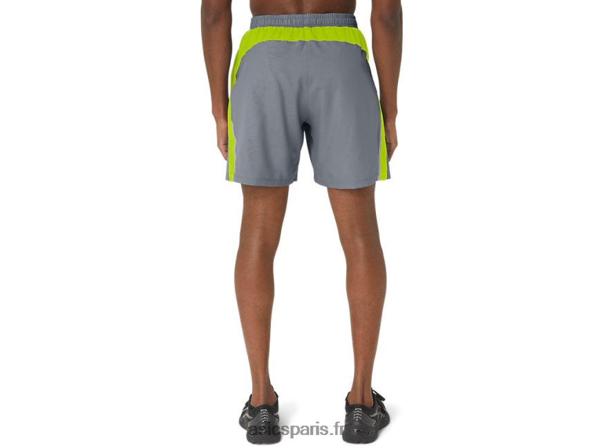 Hommes Asics 7po pr lyte court 2.0 BXL8B2291 feuille de roche/zeste de citron vert