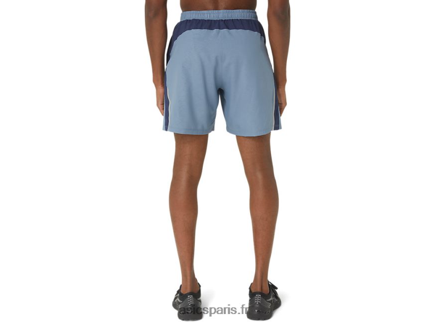 Hommes Asics 7po pr lyte court 2.0 BXL8B234 technologie nagashi bleu acier