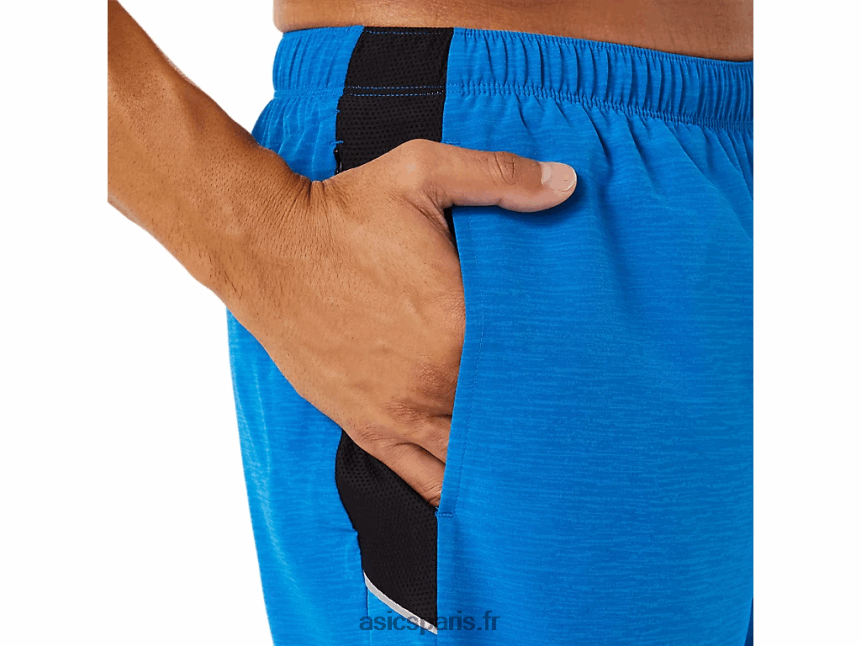 Hommes Asics 7po pr lyte court BXL8B21809 teinture spatiale bleu électrique