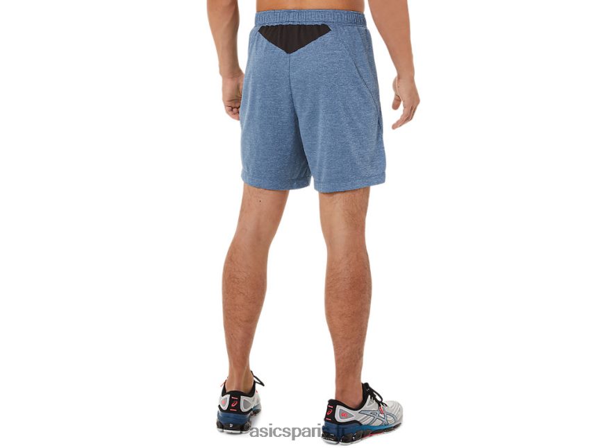 Hommes Asics 7po short BXL8B21435 bruyère grand requin