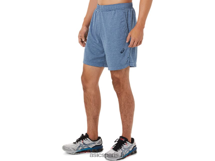 Hommes Asics 7po short BXL8B21435 bruyère grand requin