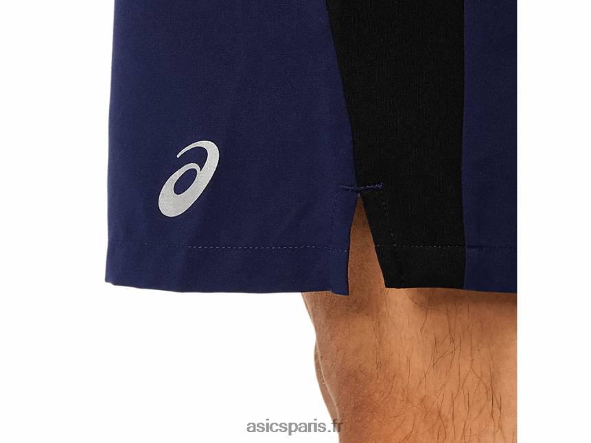 Hommes Asics Mélangeur 9 pouces court BXL8B21763 caban/noir performance