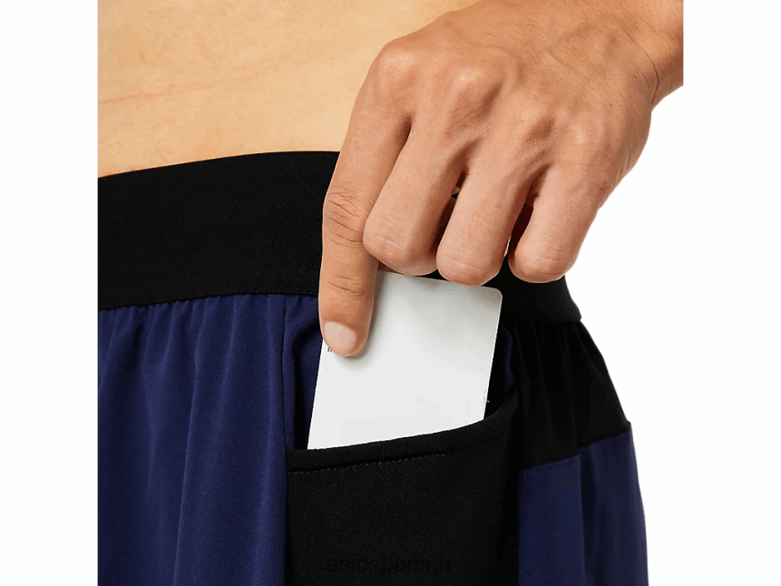 Hommes Asics Mélangeur 9 pouces court BXL8B21763 caban/noir performance