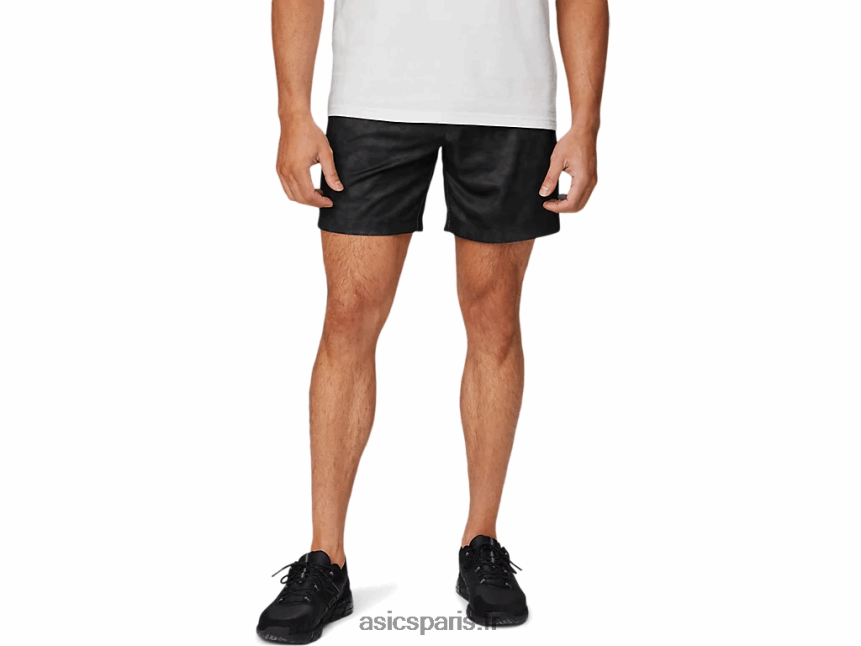Hommes Asics Short d'entraînement en tricot 7 pouces BXL8B21779 performance noir