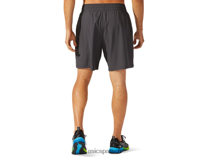 Hommes Asics Short train tissé 7 pouces BXL8B21786 gris graphite