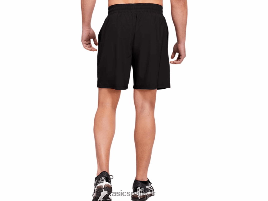 Hommes Asics Short train tissé 7 pouces BXL8B21802 performance noir
