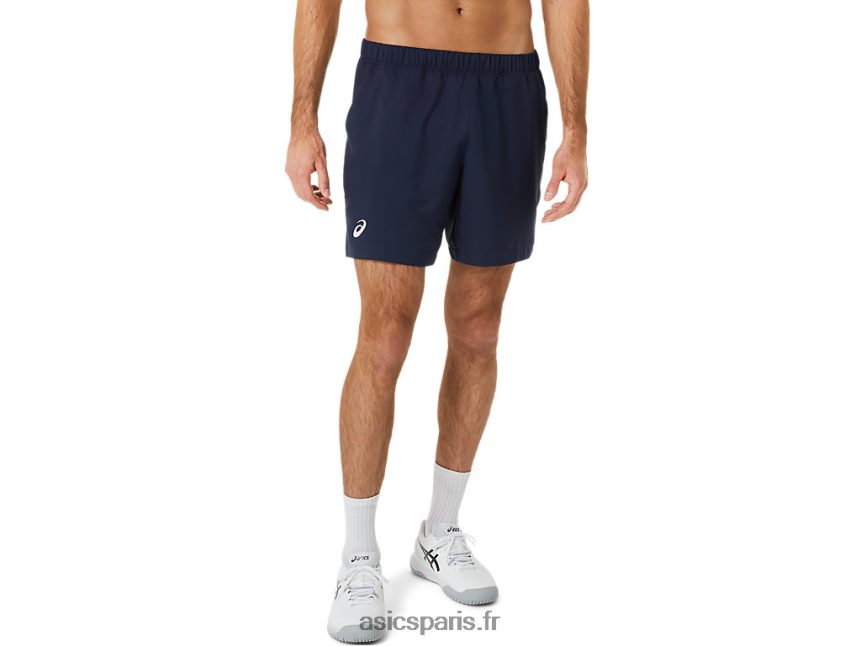 Hommes Asics court 7en bref BXL8B2389 minuit