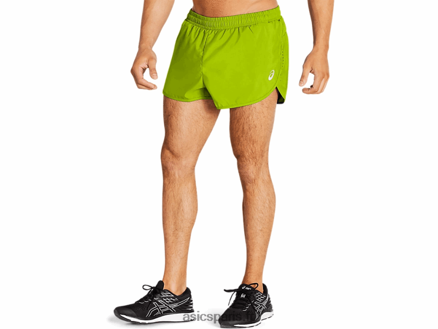 Hommes Asics fendu court BXL8B21707 le zeste de lime