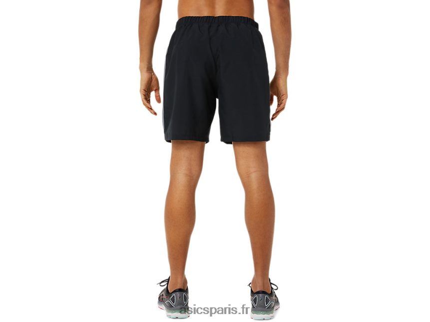 Hommes Asics prêt à l\'emploi 7po court BXL8B2917 performance noir