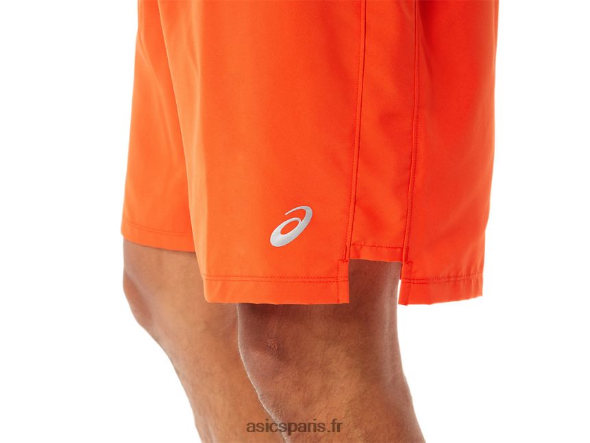 Hommes Asics prêt à l\'emploi 7po court BXL8B2938 tomate cerise