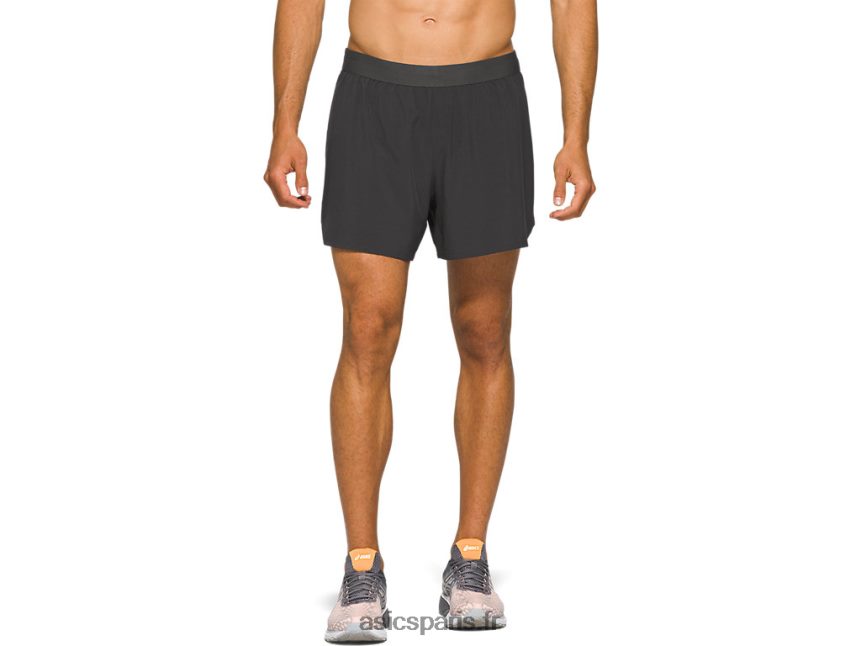 Hommes Asics route 2-n-1 5po court BXL8B21790 gris graphite