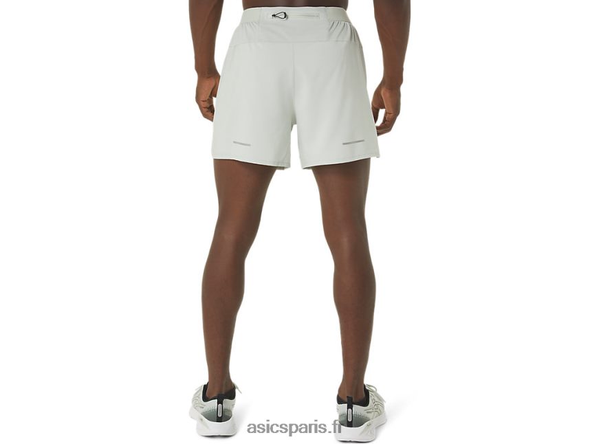 Hommes Asics route 2-n-1 5po court BXL8B2502 Sage de la lumière