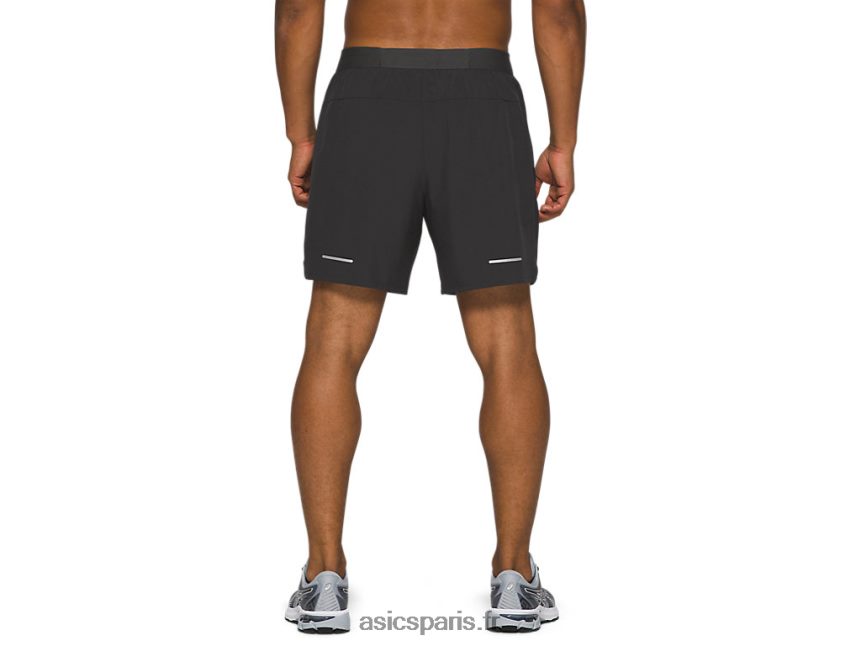 Hommes Asics route 2-n-1 7po court BXL8B22101 gris graphite